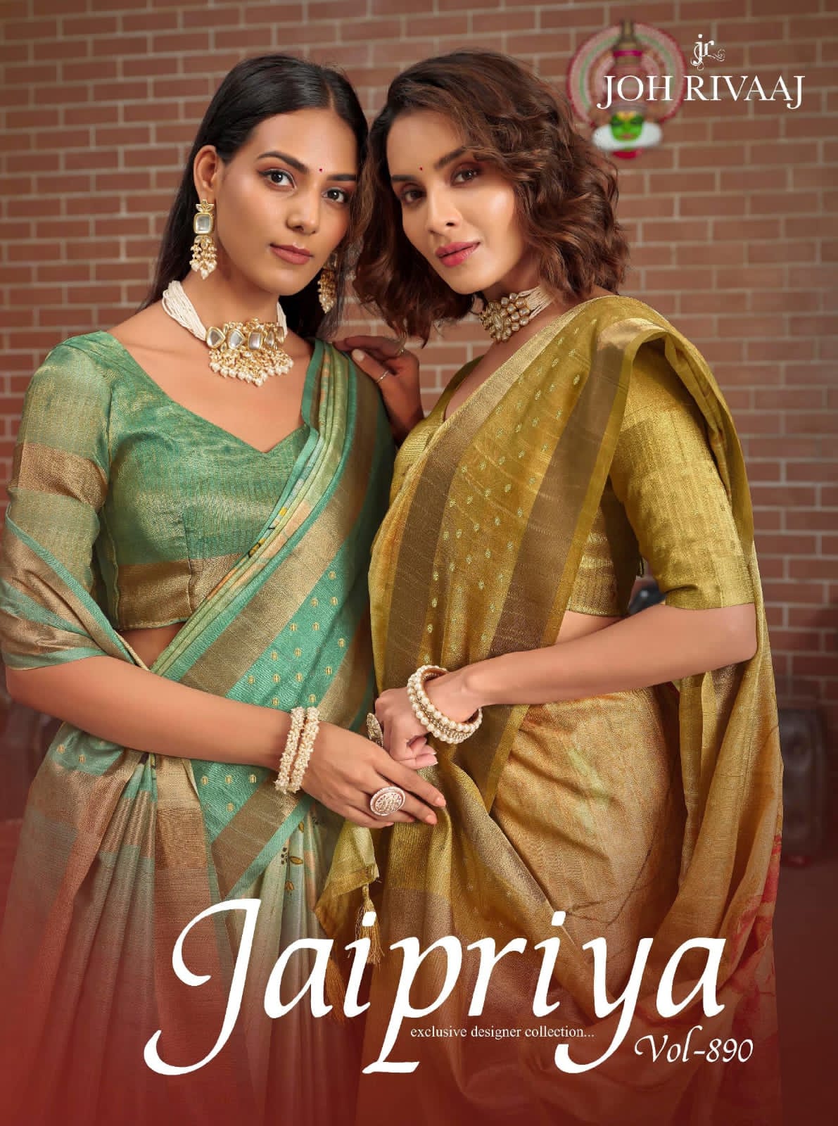 Jaipriya Vol890 By Joh Rivaaj Silk Partywear Saree catalog 